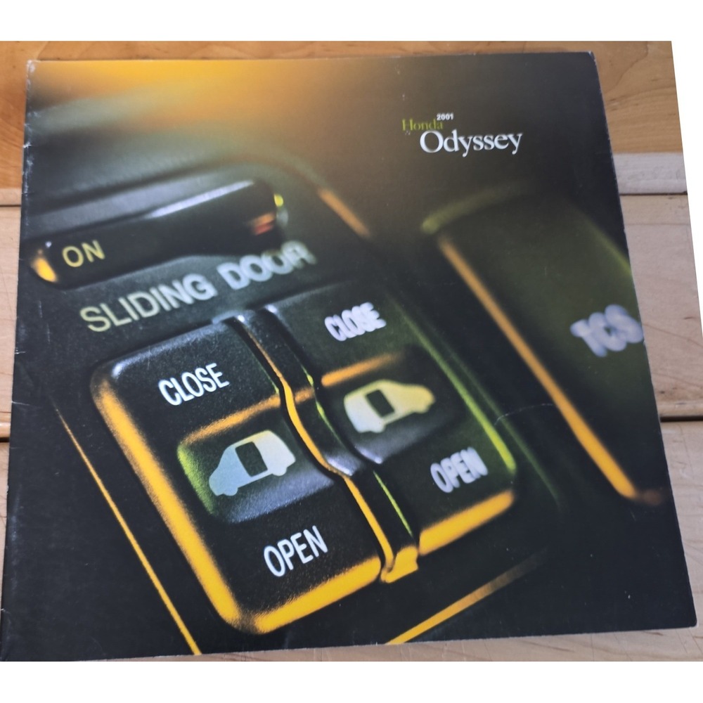 2001 Honda Odyssey Original‎ Sales Brochure Minivan Catalog